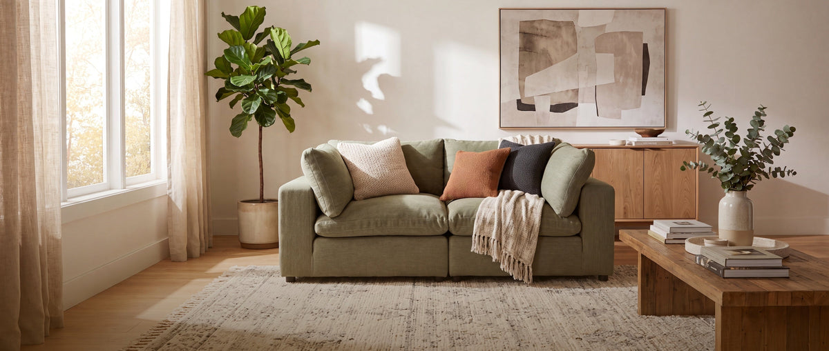 Aspen Cloud deep-seat 3-seater sofa and loveseat