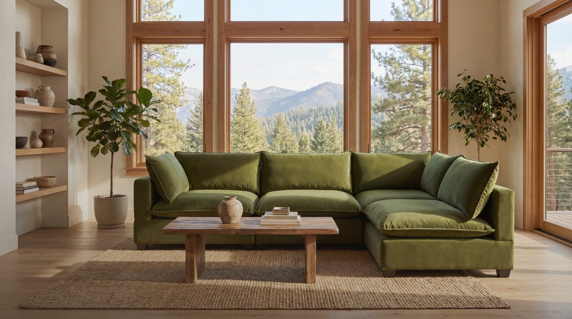 Modular L-Shape Sectional Sofa
