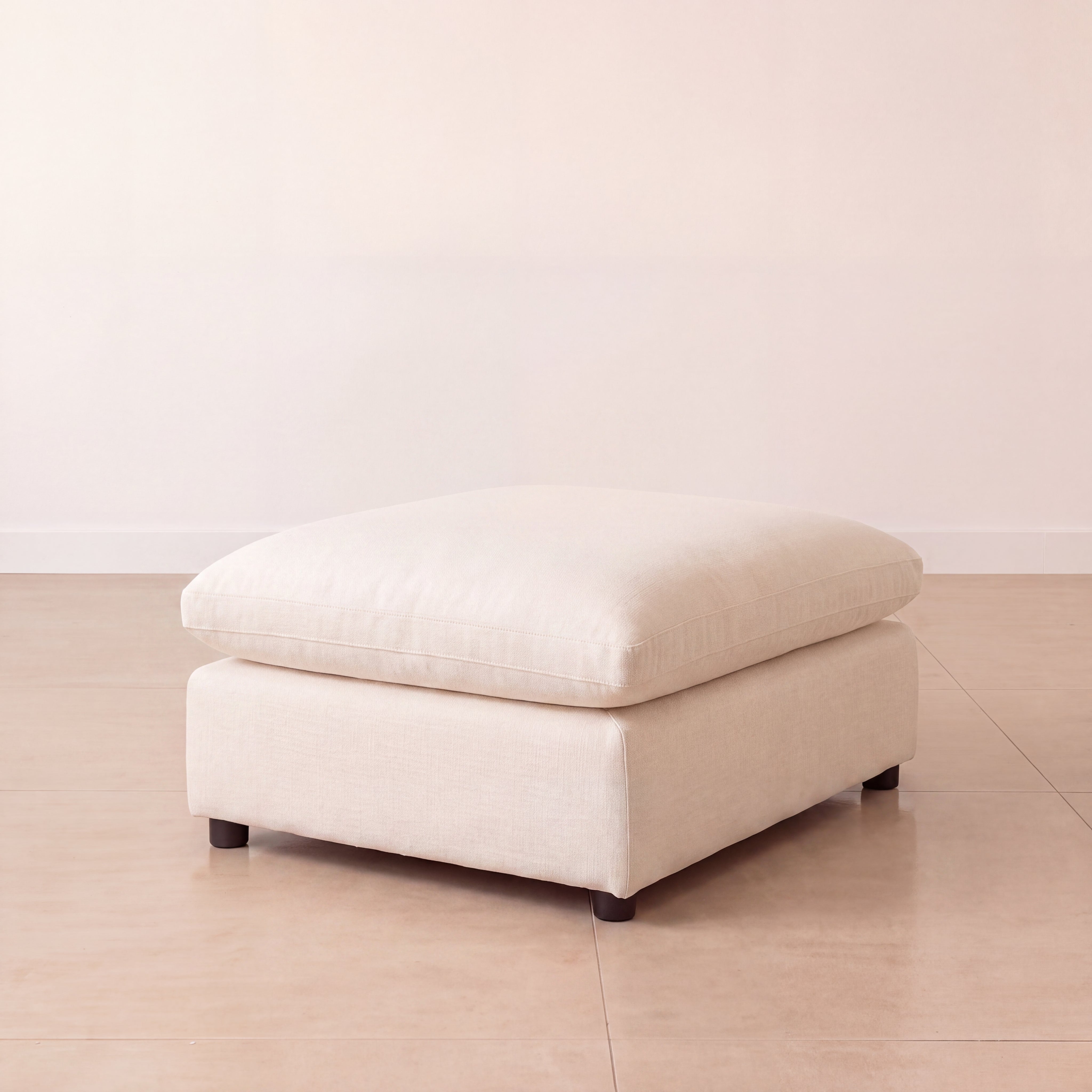 Aspen Cloud Petite Ottoman