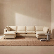 Aspen Cloud Grand U-Shape Sectional (6-Piece)