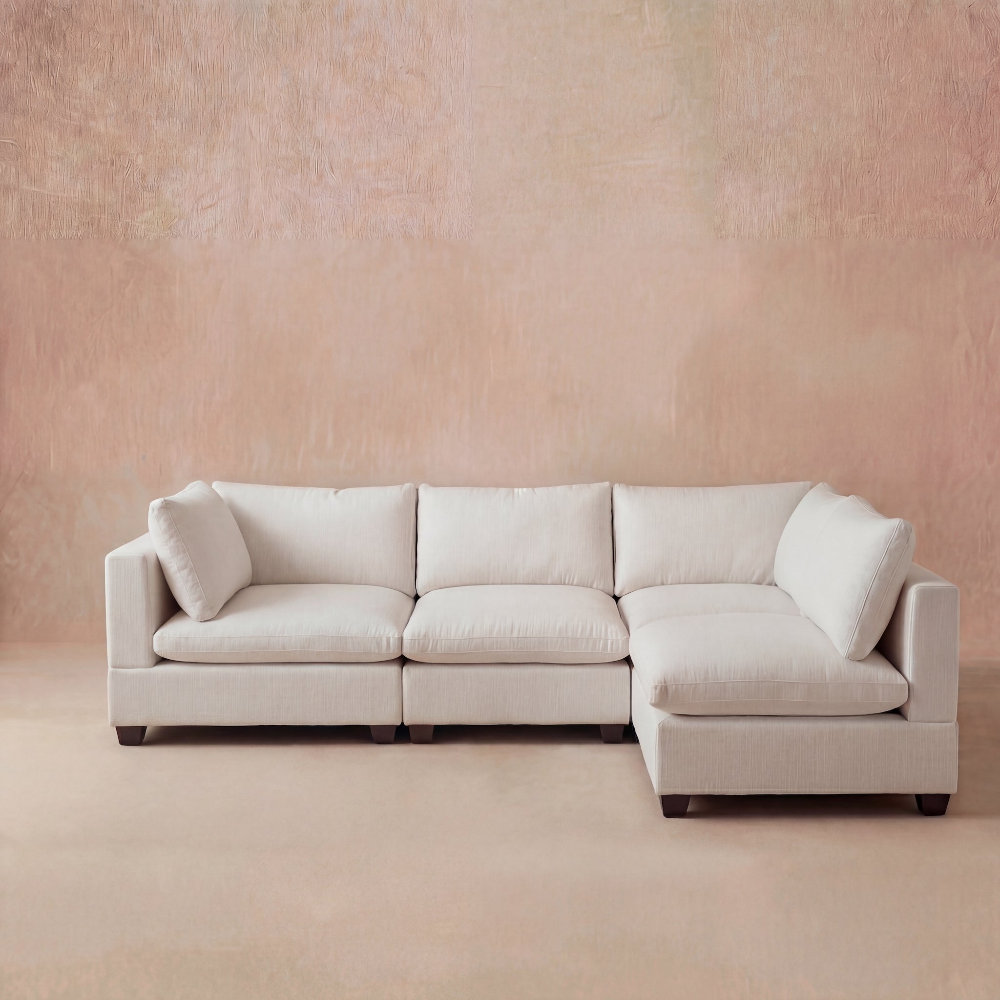 Aspen Cloud L-Shape Sectional (4-Piece)