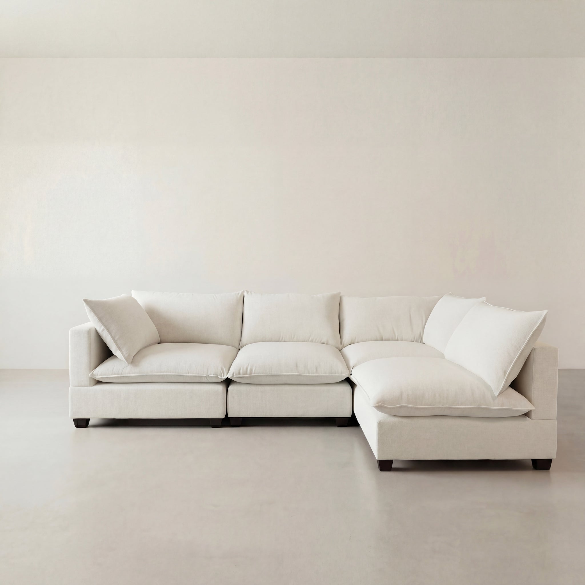 Aspen Cloud L-Shape Sectional (4-Piece)