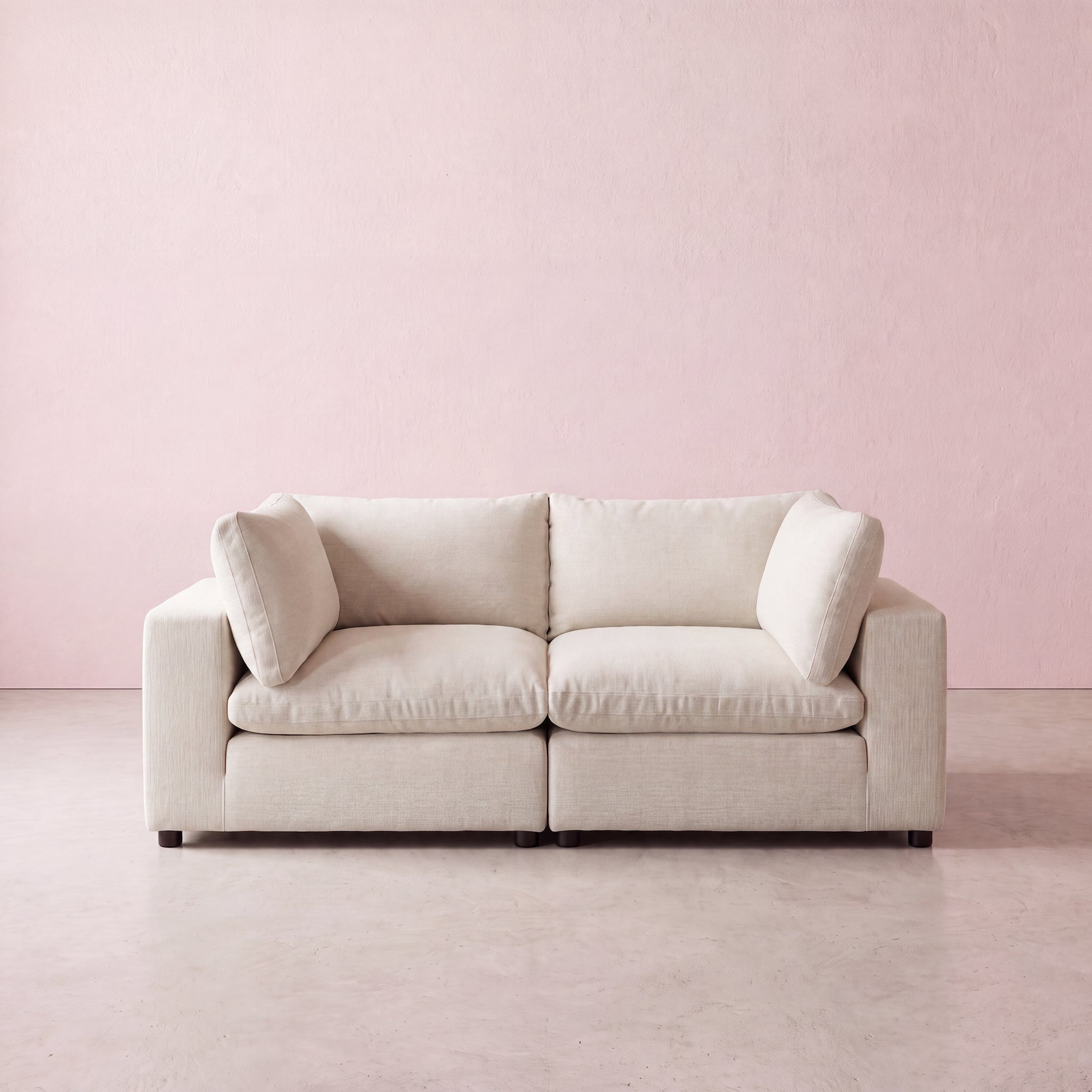 Aspen Cloud Petite Loveseat (2-Piece)