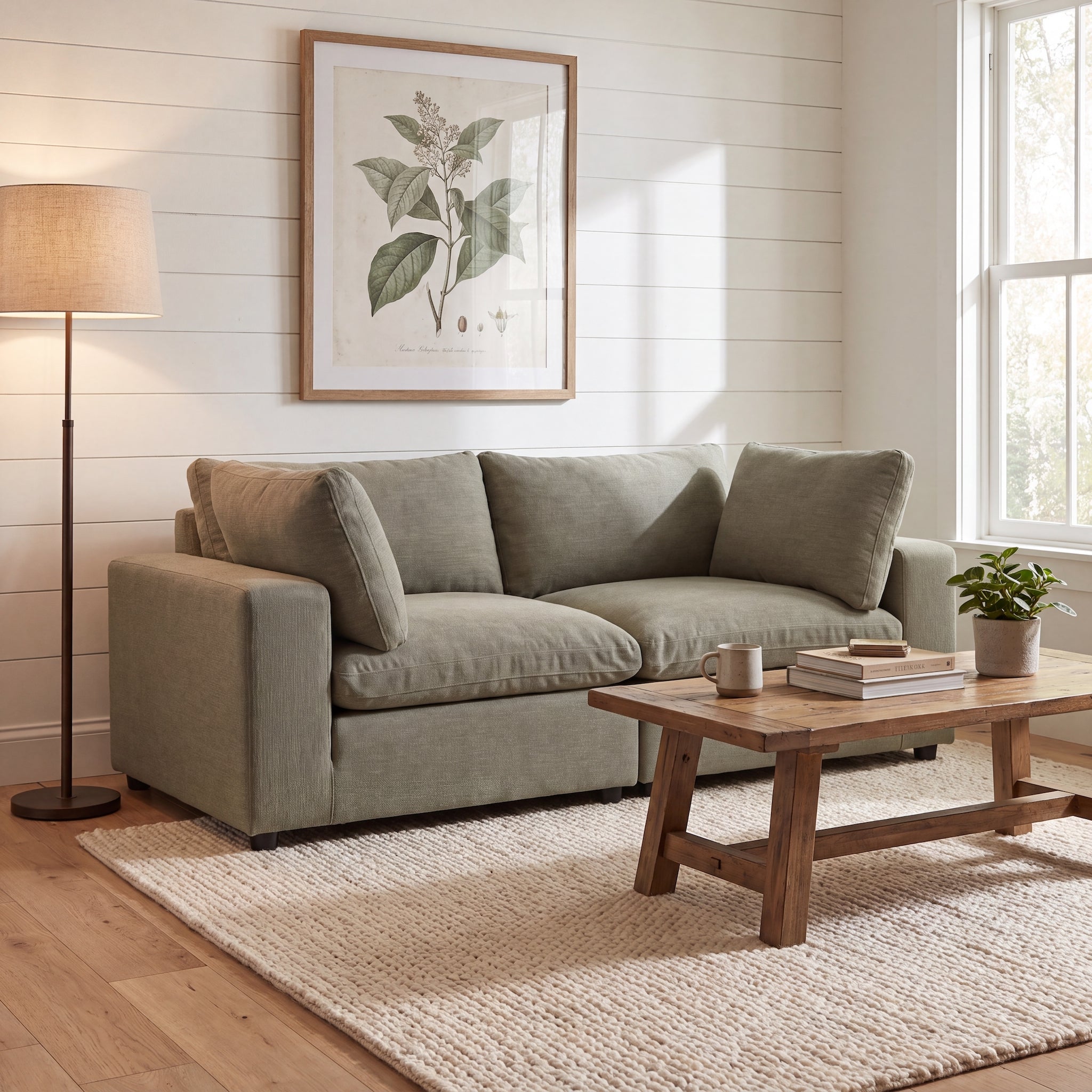 Aspen Cloud Petite Loveseat (2-Piece)