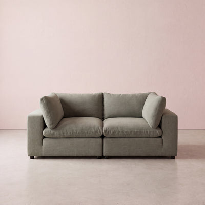 Aspen Cloud Petite Loveseat (2-Piece)