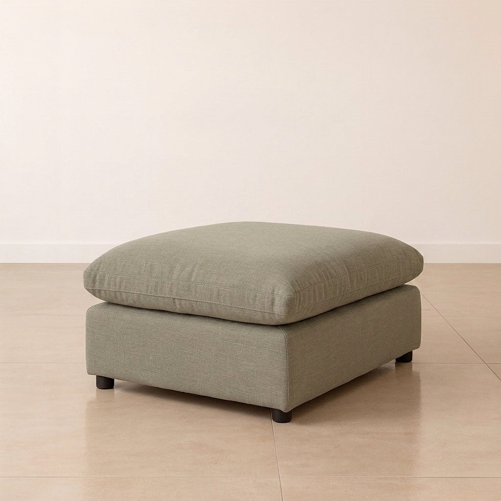 Aspen Cloud Petite Ottoman