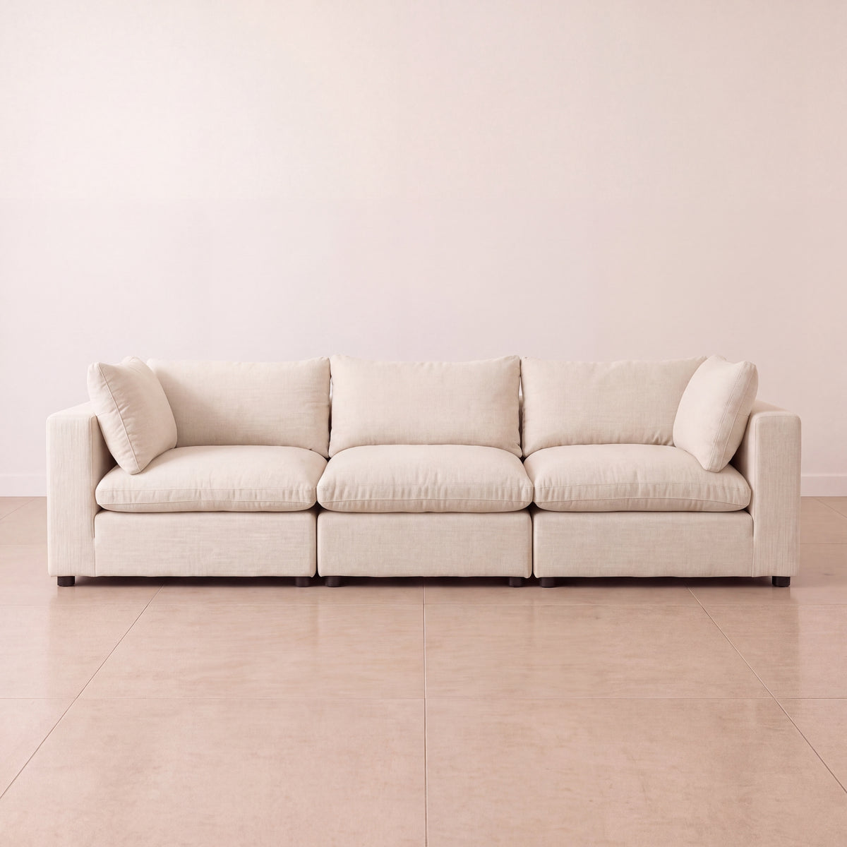 Aspen Cloud Petite Sofa (3-Piece)
