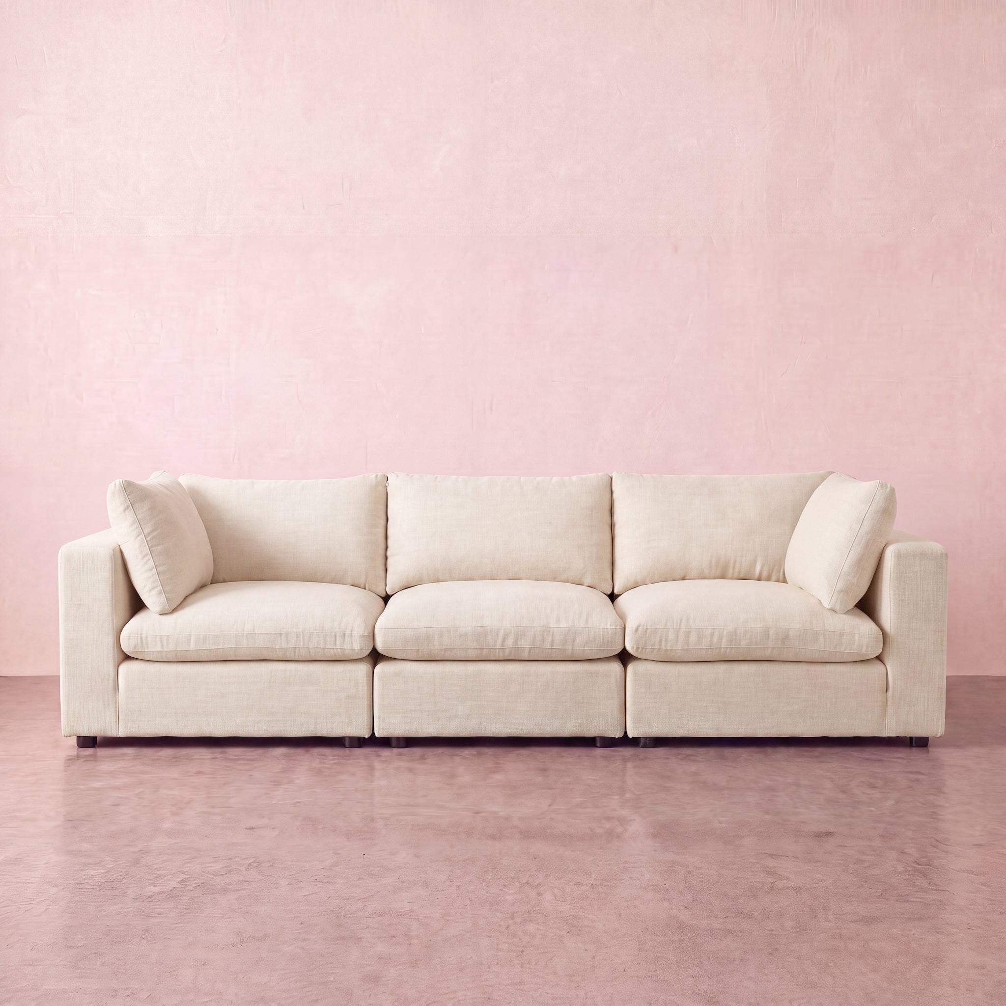Aspen Cloud Petite Sofa (3-Piece)