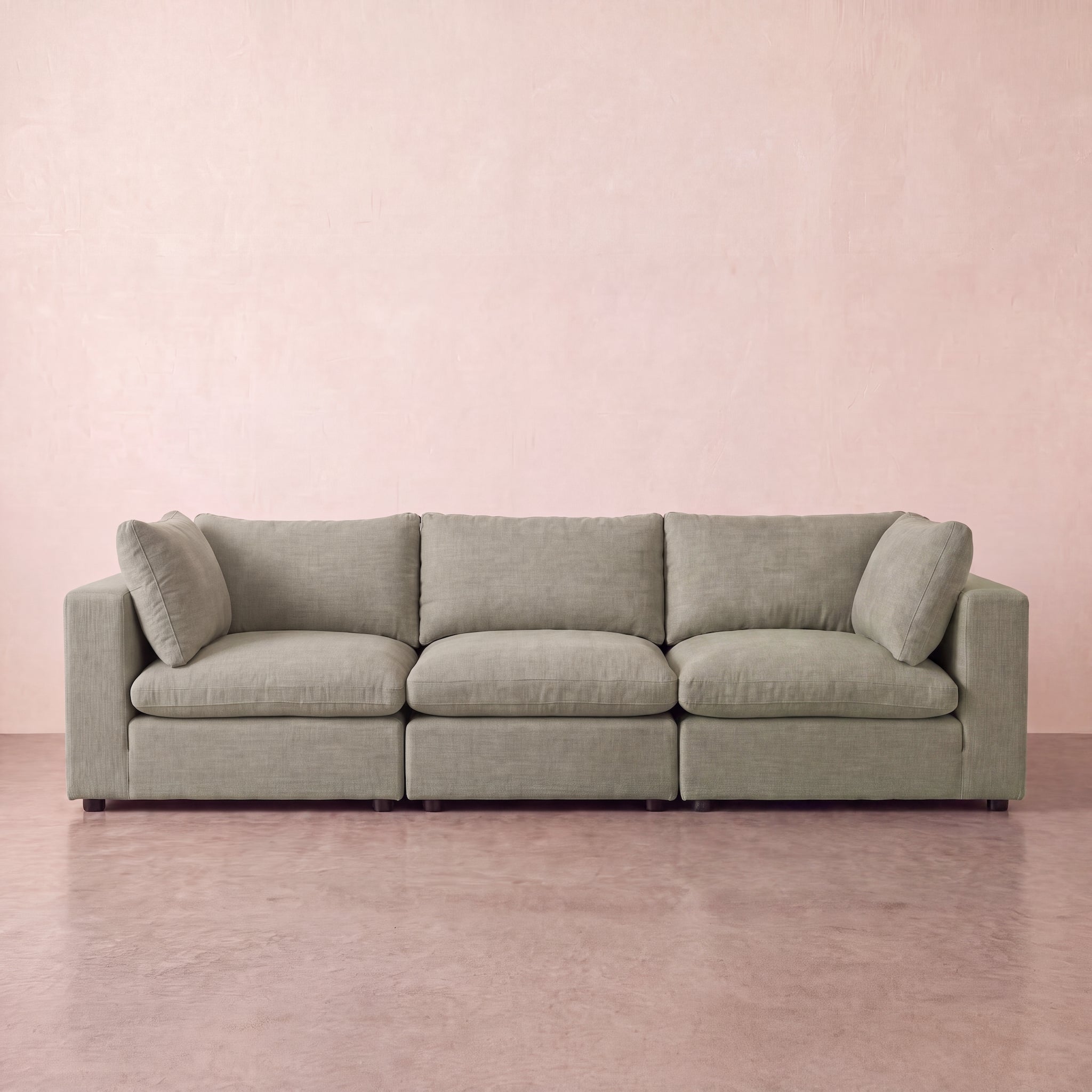 Aspen Cloud Petite Sofa (3-Piece)