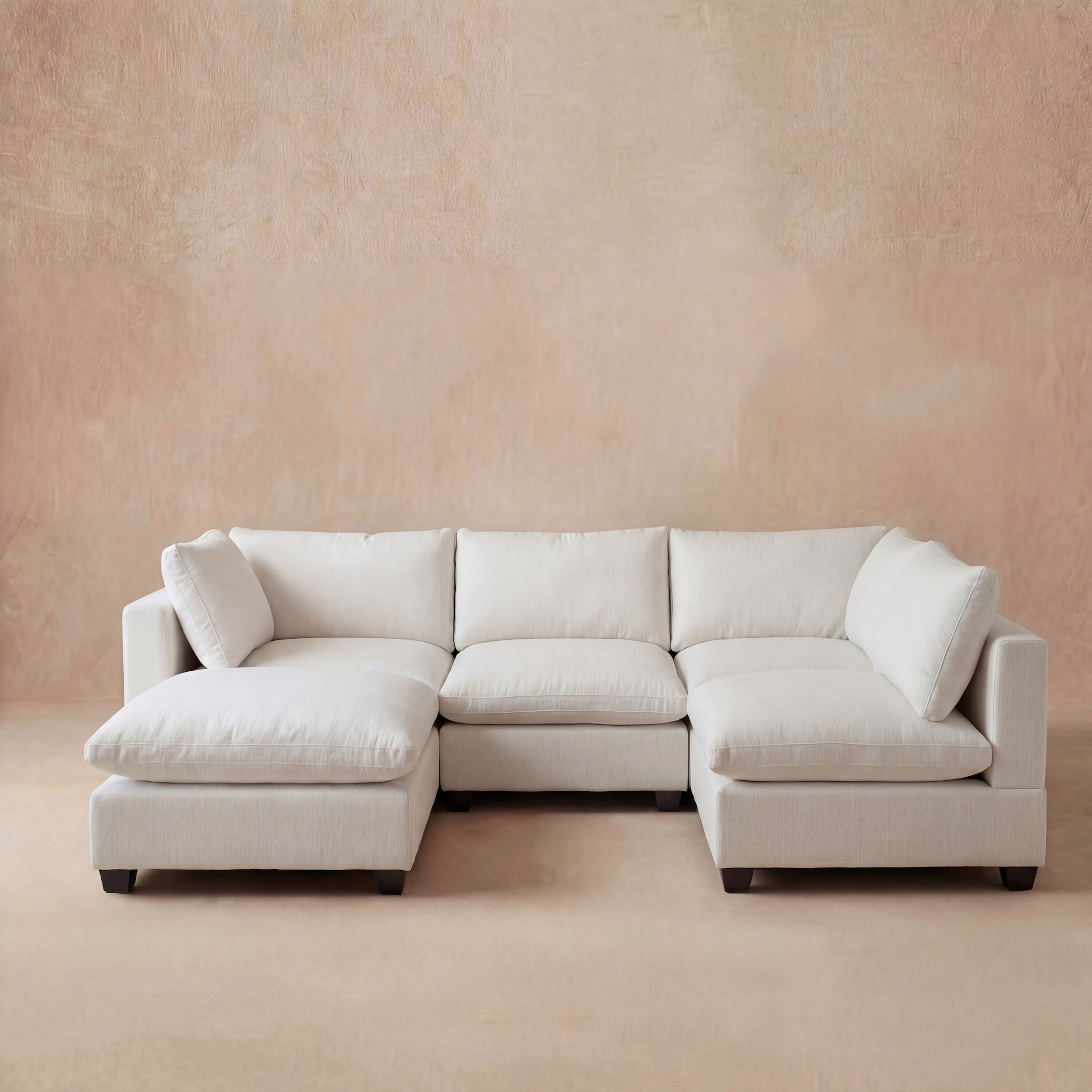 Aspen Cloud U-Shape Sectional (5-Piece)