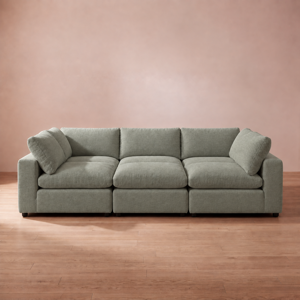 Aspen Cloud Petite Pit Sectional (6-Piece)