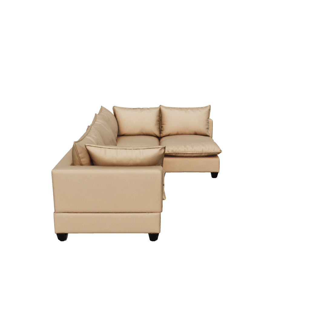 Aspen Cloud L-Shape Sectional (4-Piece)
