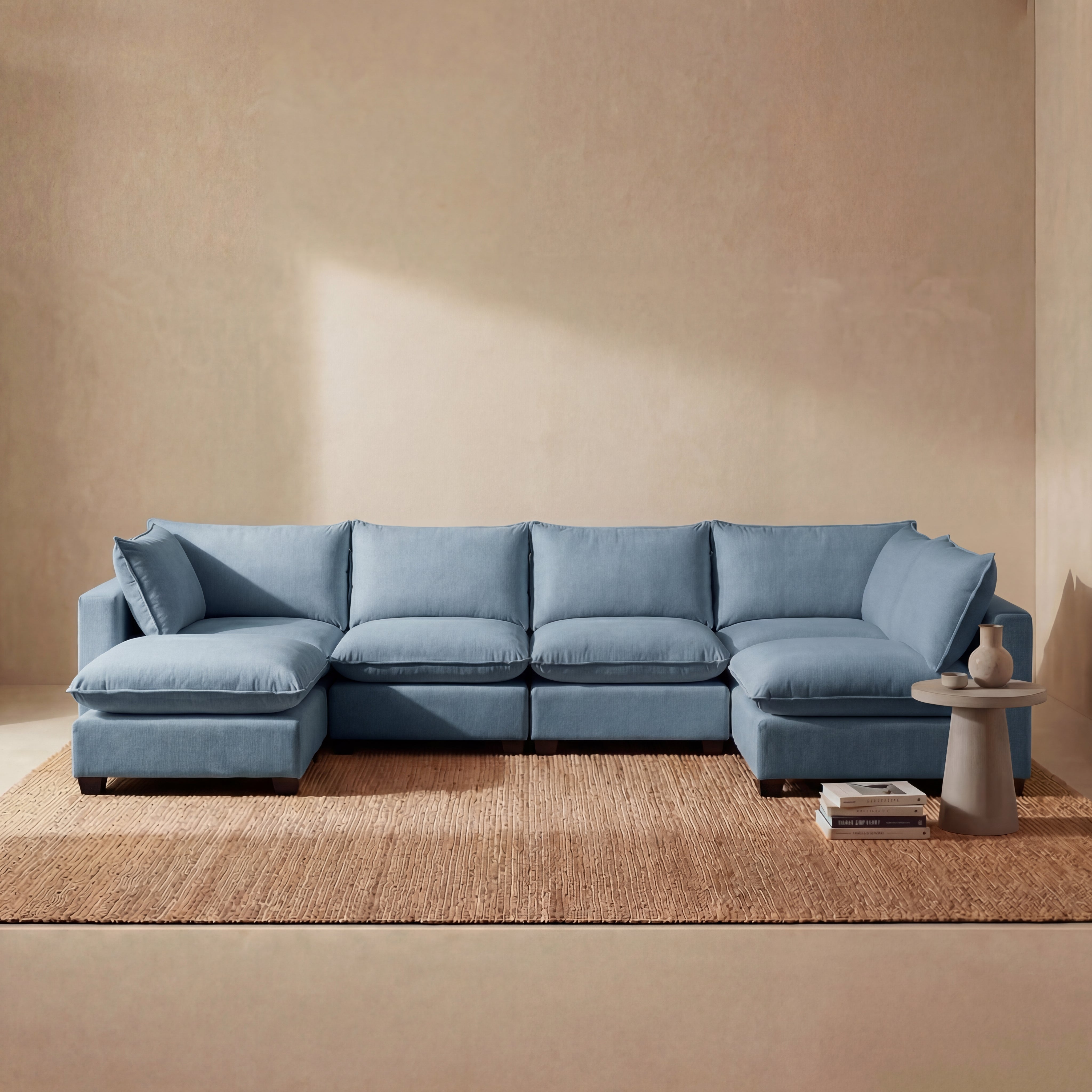 Aspen Cloud Grand U-Shape Sectional (6-Piece)